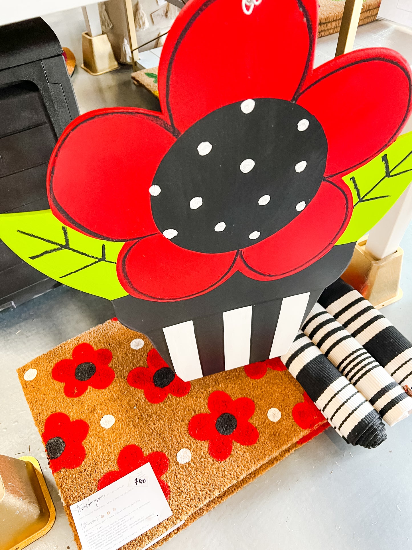 Red Flower Pot