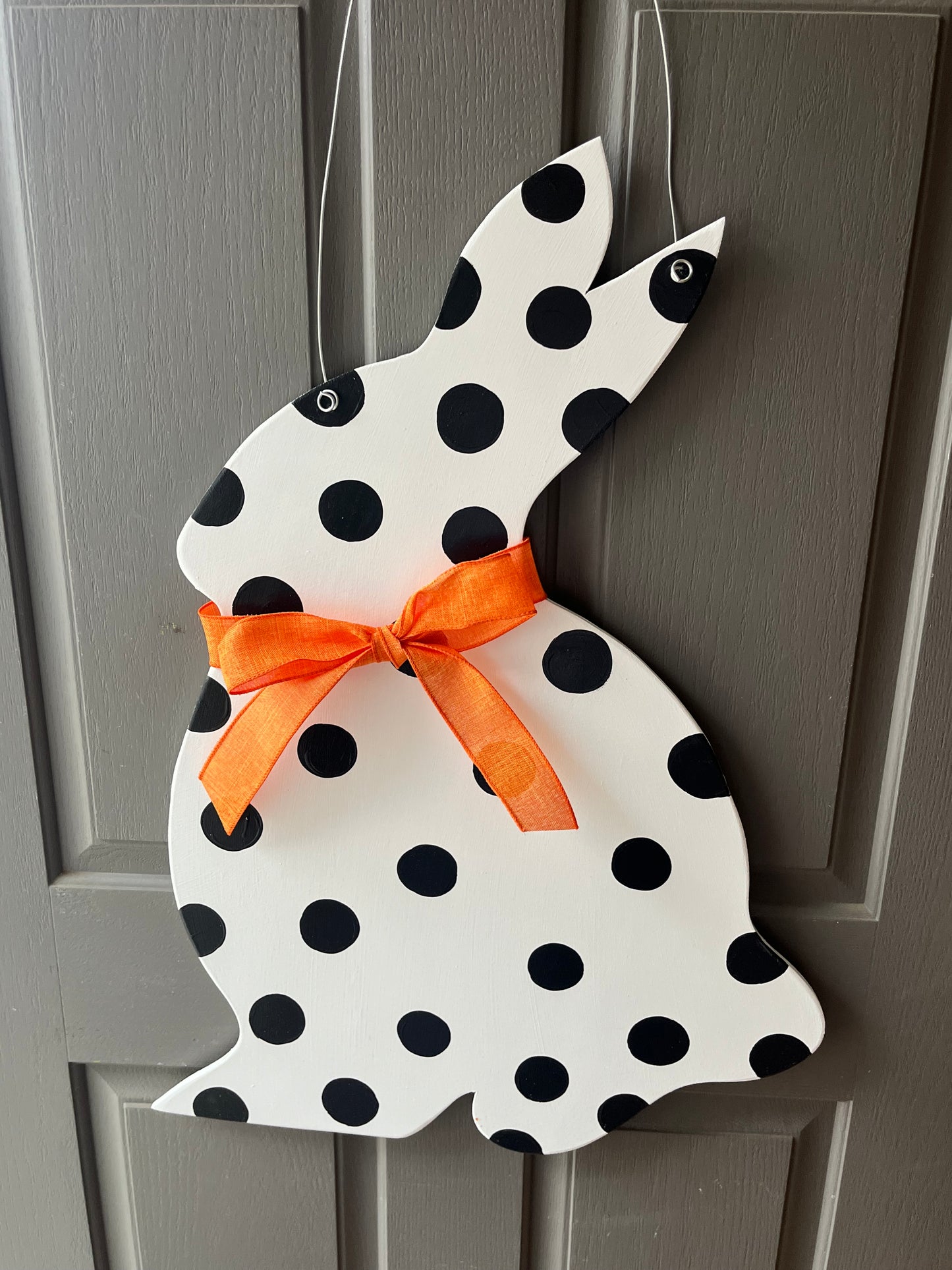 Rabbit - Black & White Dot - Self Checkout at Creative Collab Collection