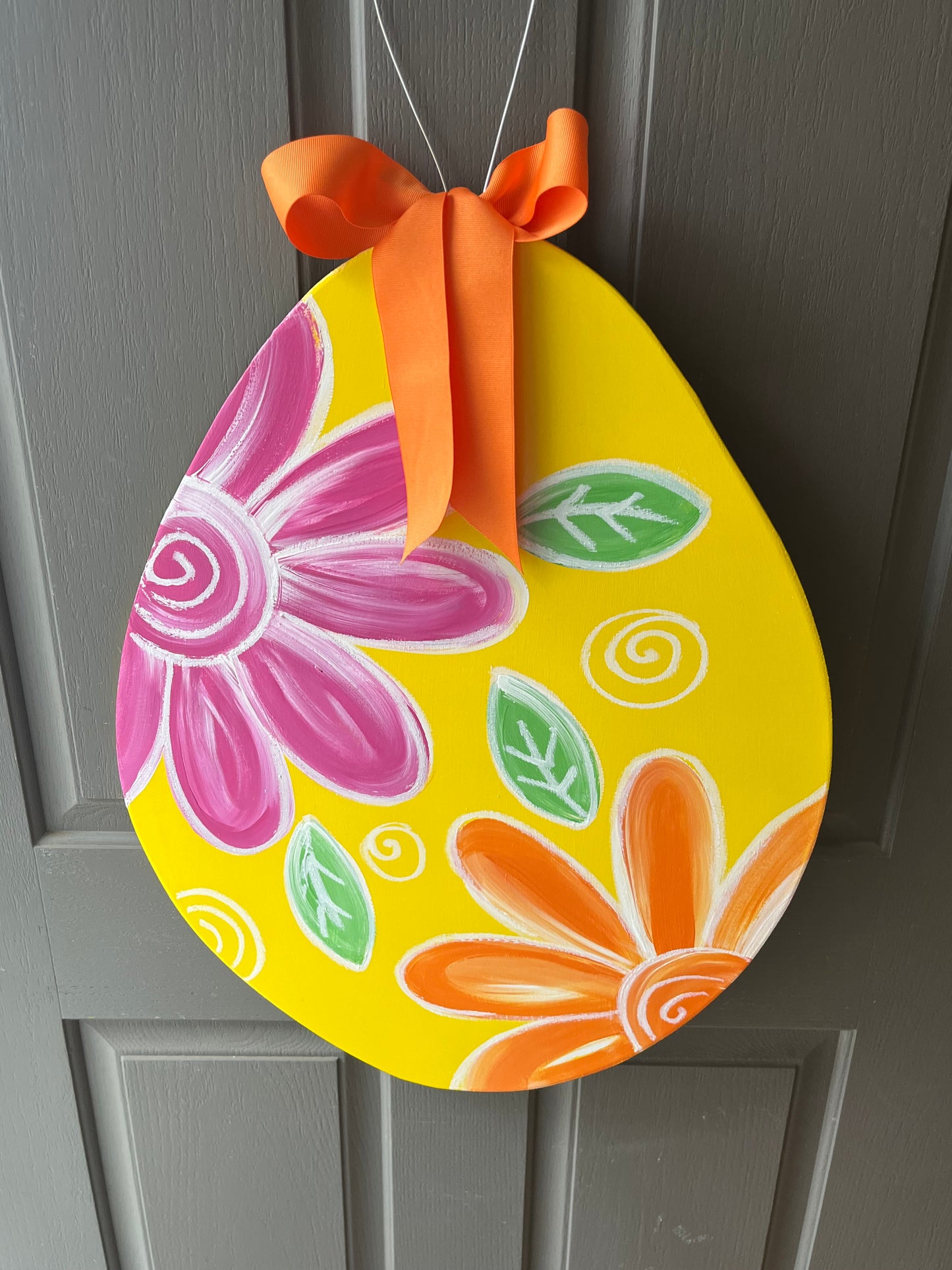 Egg - HP & Orange flowers - Self Checkout at Creative Collab Collection