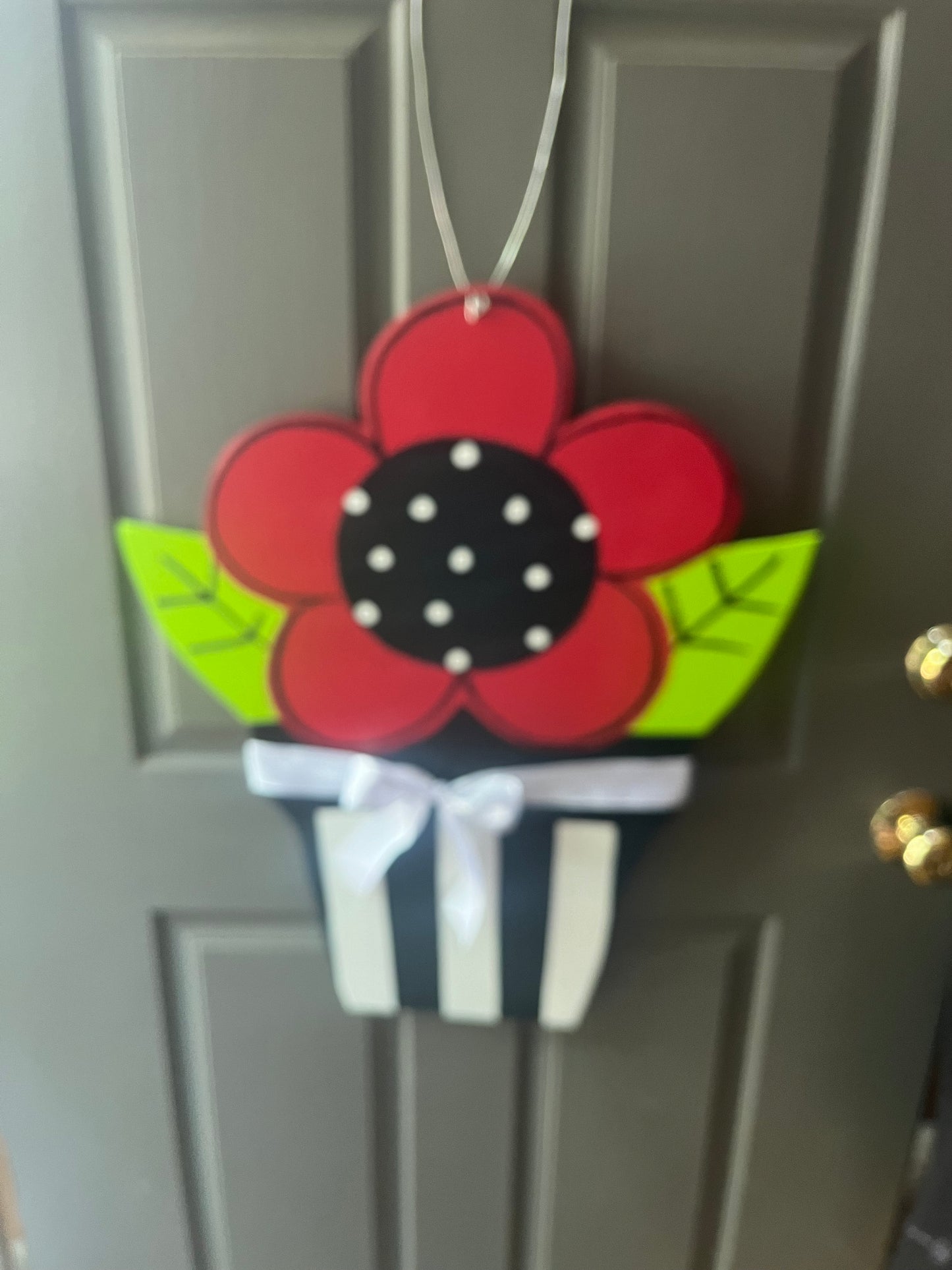 Red Flower Pot