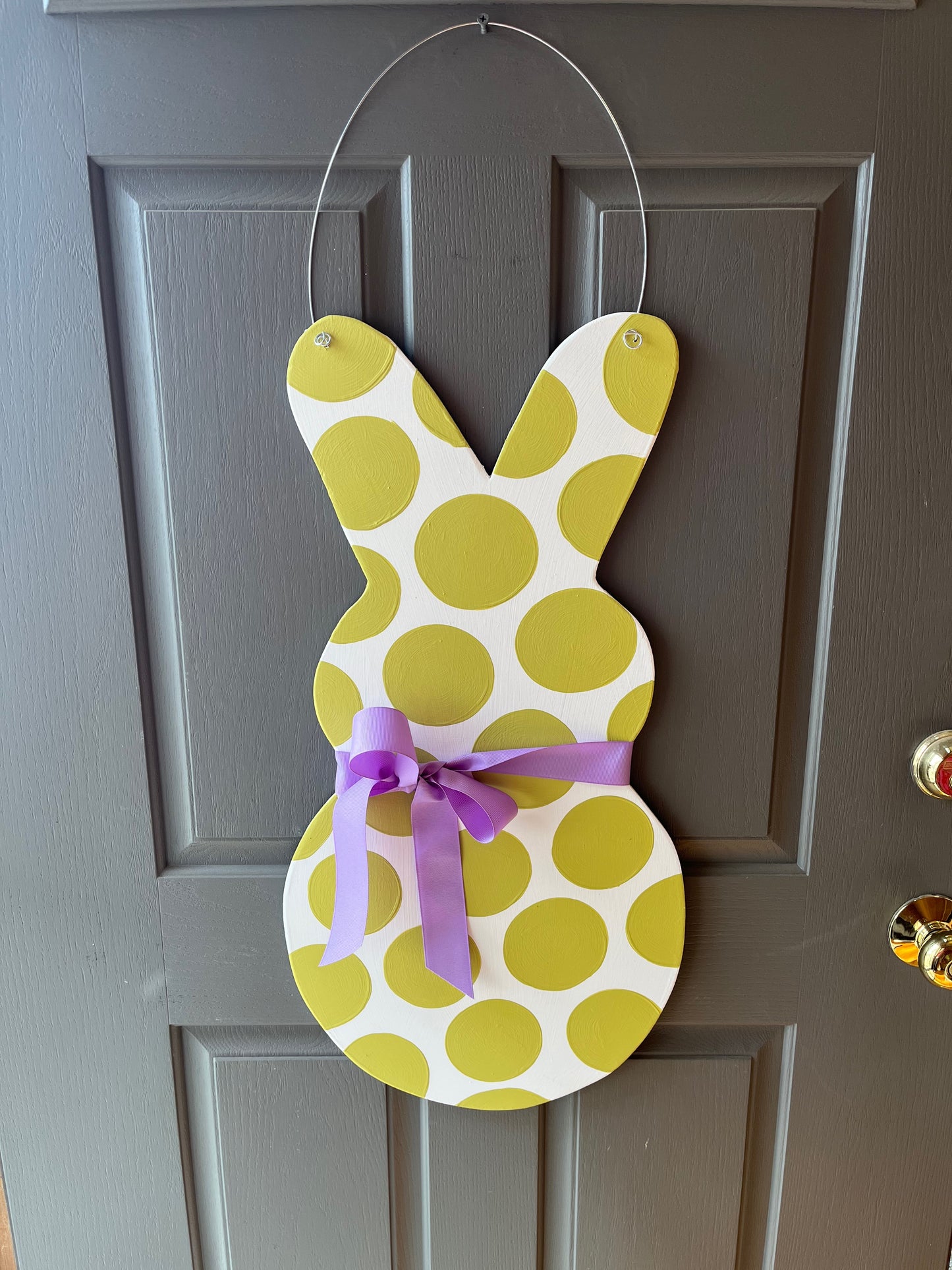 Peep- White & Avocado