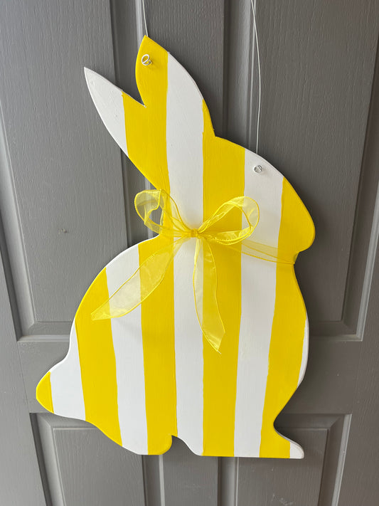 Rabbit - Yellow & White Stripe- Self Checkout at Creative Collab Collection