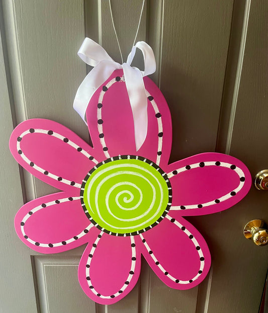 Pink/Lime Flower - Self Checkout at Creative Collab Collection