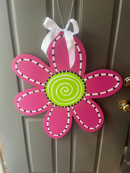 PINK/GREEN FLOWER - JUNKSTOCK