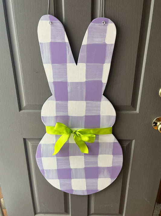 XL Peep- Lavender Buff Plaid