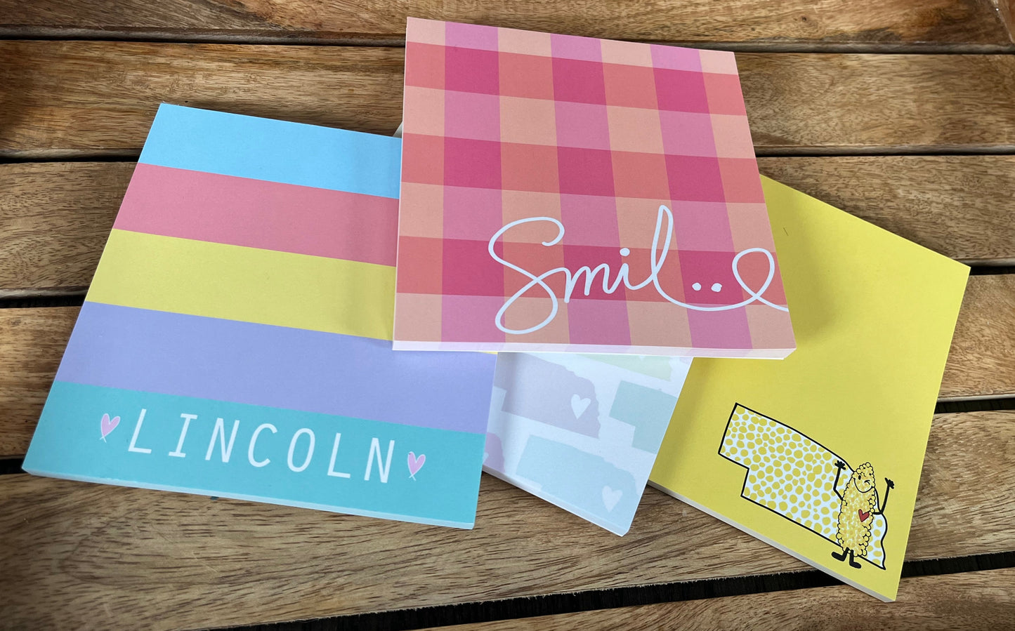 5.5X5.5 Notepad LINCOLN - Self Checkout at Creative Collabs