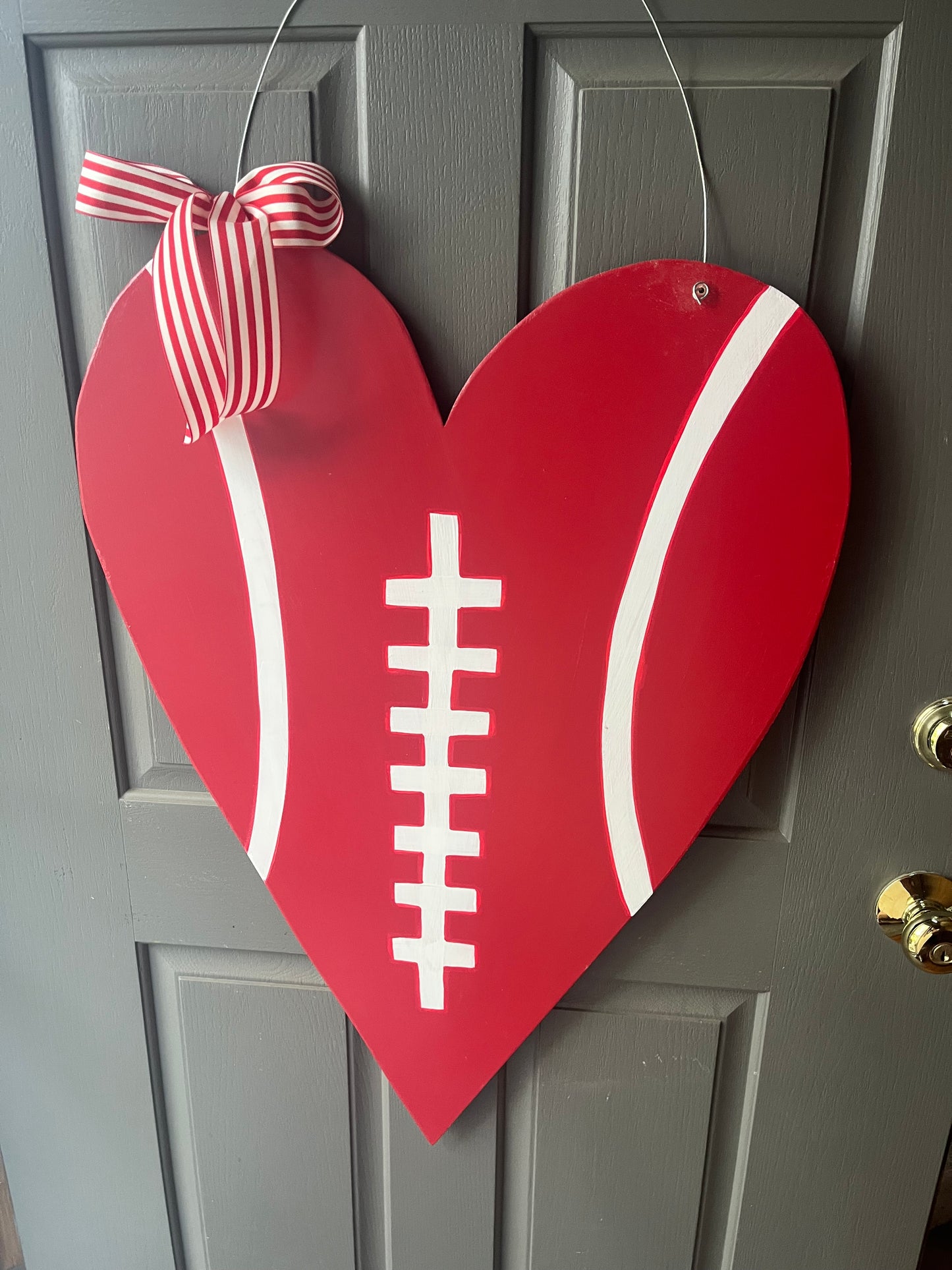 XL Heart - Red Football