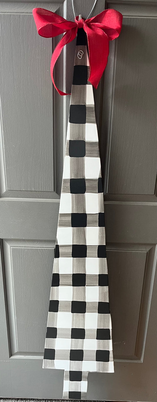 XL Tri-Tree B/W Buffalo Plaid