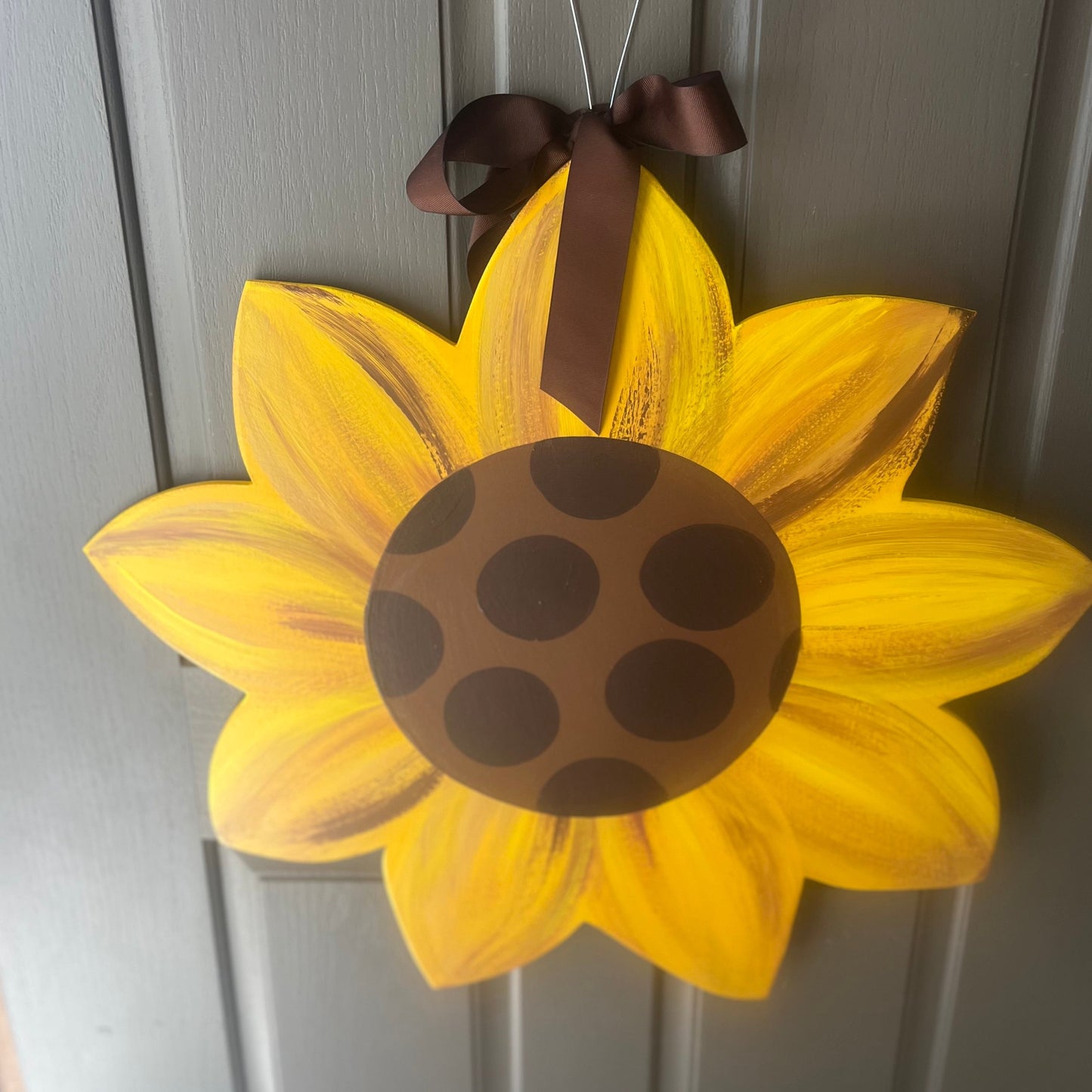 Sunflower-Brown Dots