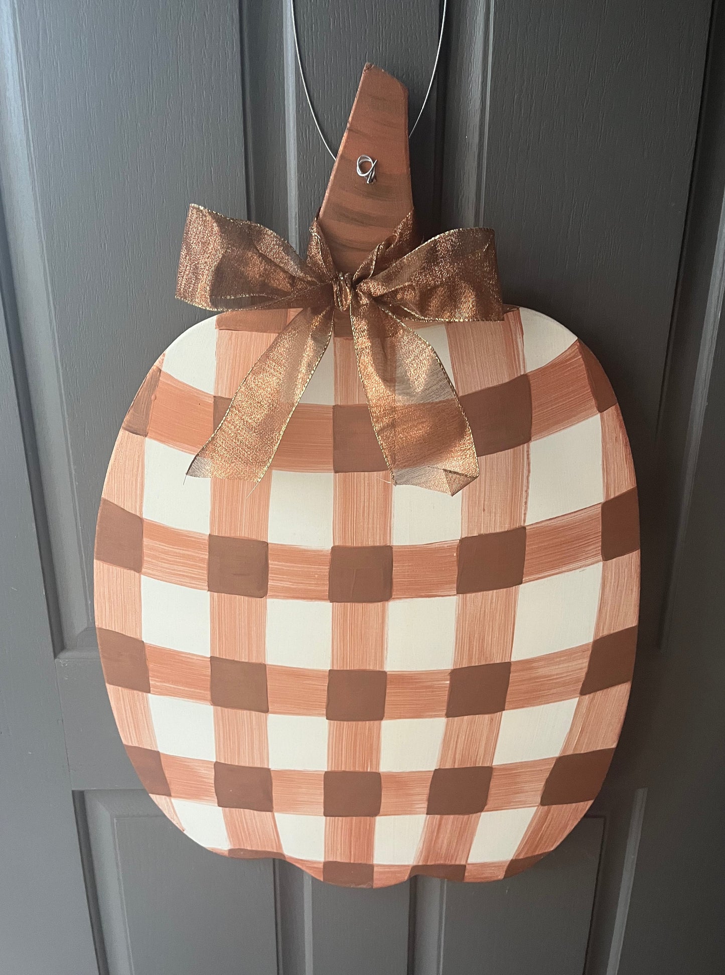 Pumpkin-Copper Buffalo Plaid - Self Checkout at Creative Collab Collection