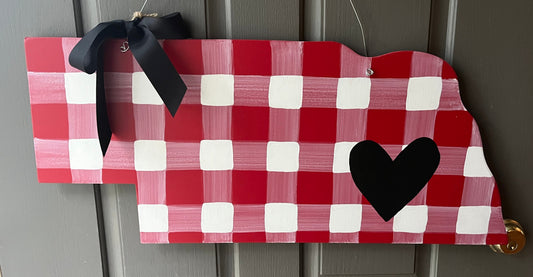 State Red and White Buffalo Plaid - Self Checkout at Creative Collab Collection