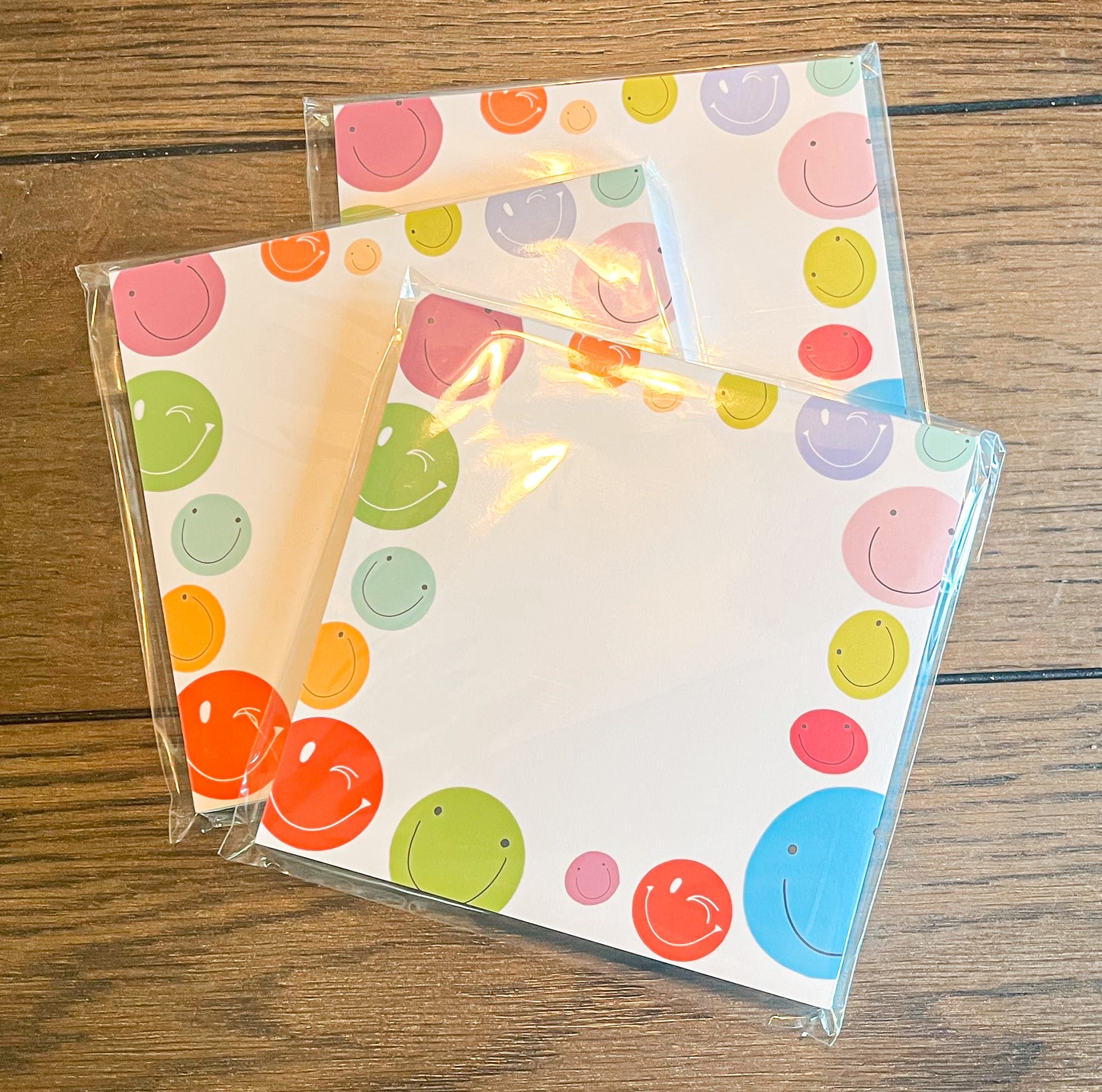 5.5X5.5 Notepad - Smiley Faces