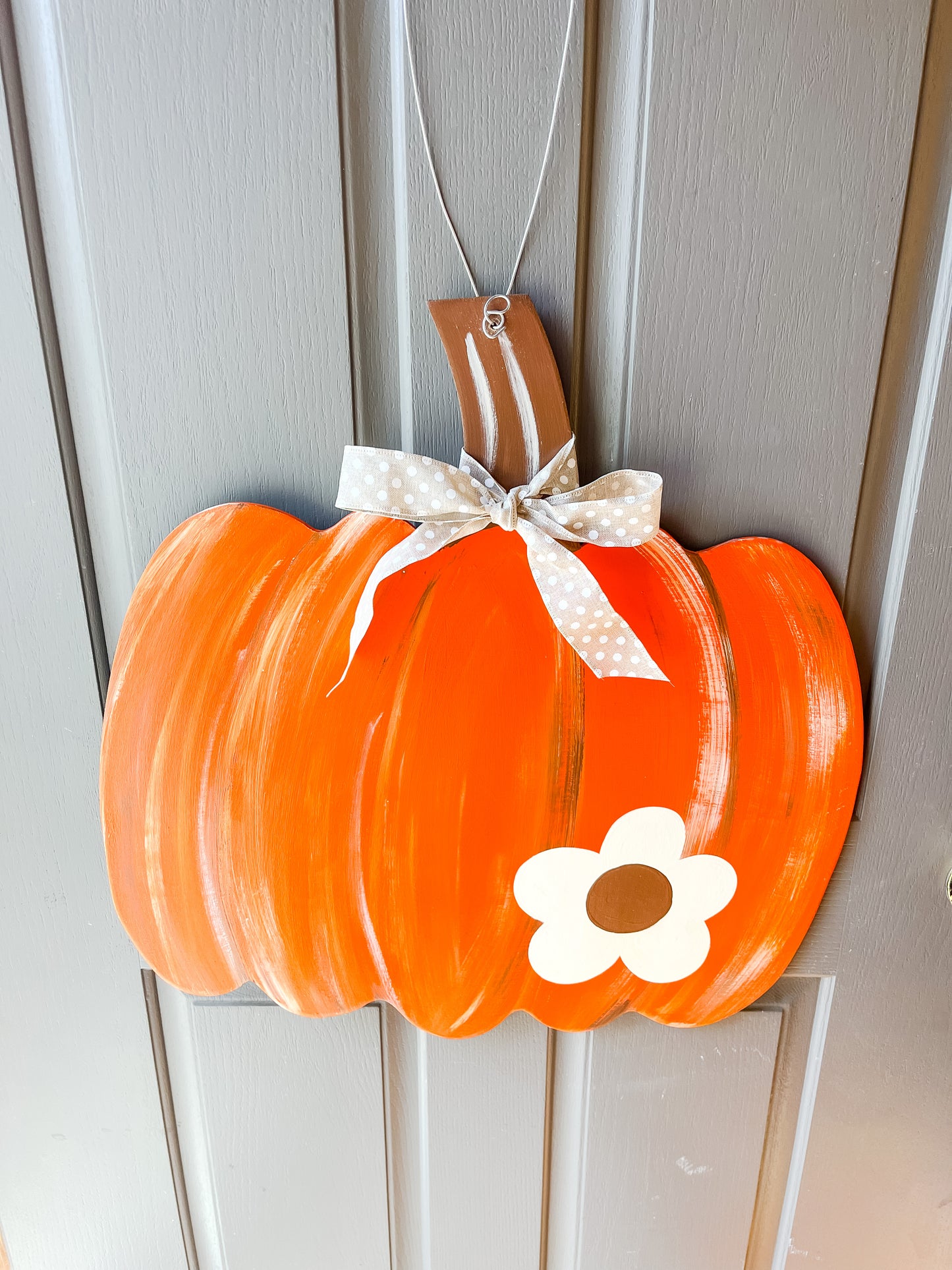 Gourd/Orange with Cream Flower