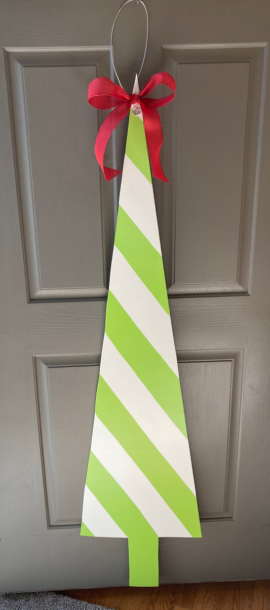 XL Tri-Tree Lime & White Stripe