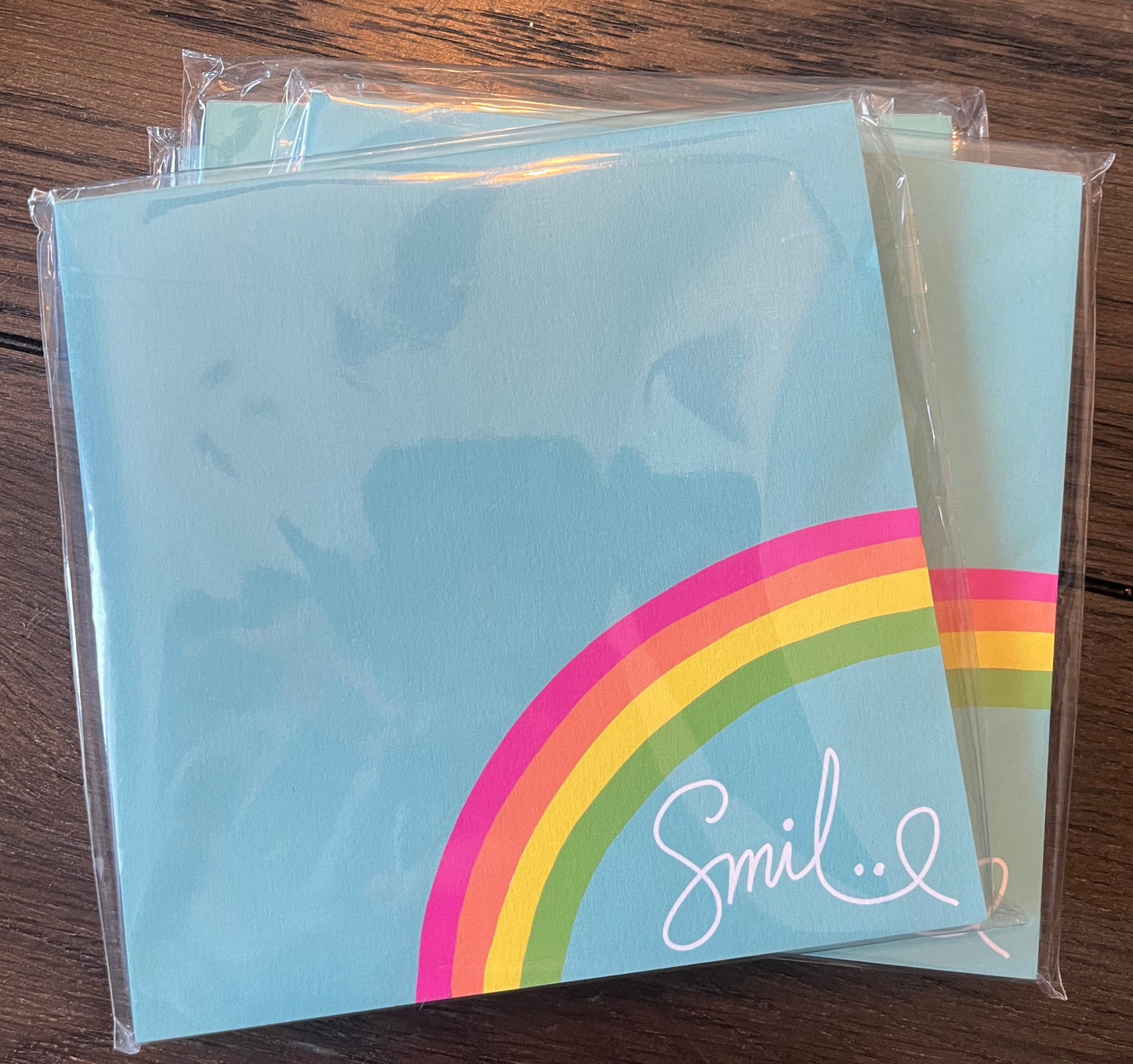 5.5X5.5 Notepad - Rainbow Smiley - Self Checkout at Creative Collabs